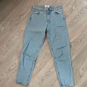 Zara Light Blue Ankle Jeans